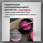 Гель ТМ Опция, моделирующий самовыравнивающийся цветной / Малина 39003